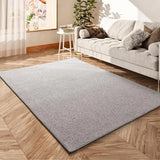 Alfombra a medida para salón tejida en bucle Country Liso Gris Atticgo