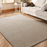 Alfombra a medida salón tejida en bucle Country Liso Natural Atticgo