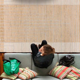 Atticgo Alfombra Geométrica Craft 12932 Beige ambiente