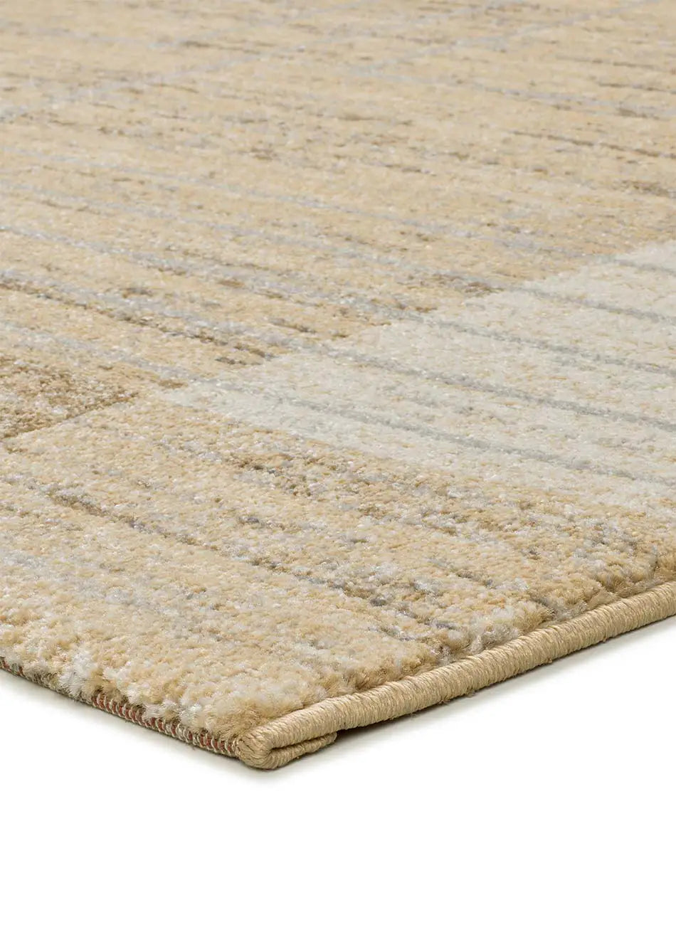 Atticgo Alfombra Geométrica Craft 12932 Beige detalle