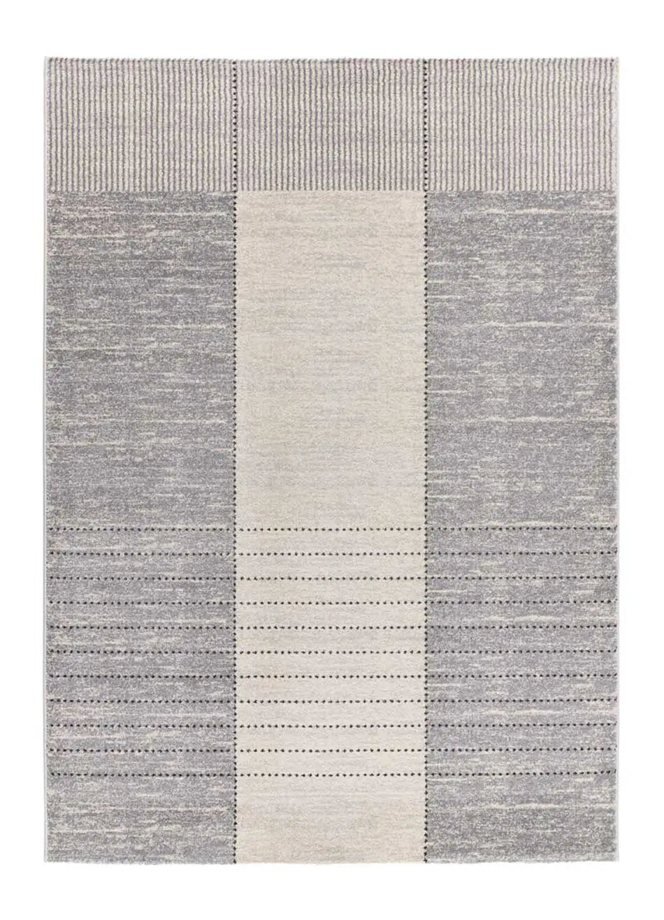 Atticgo Alfombra Geométrica Craft 12933 Gris