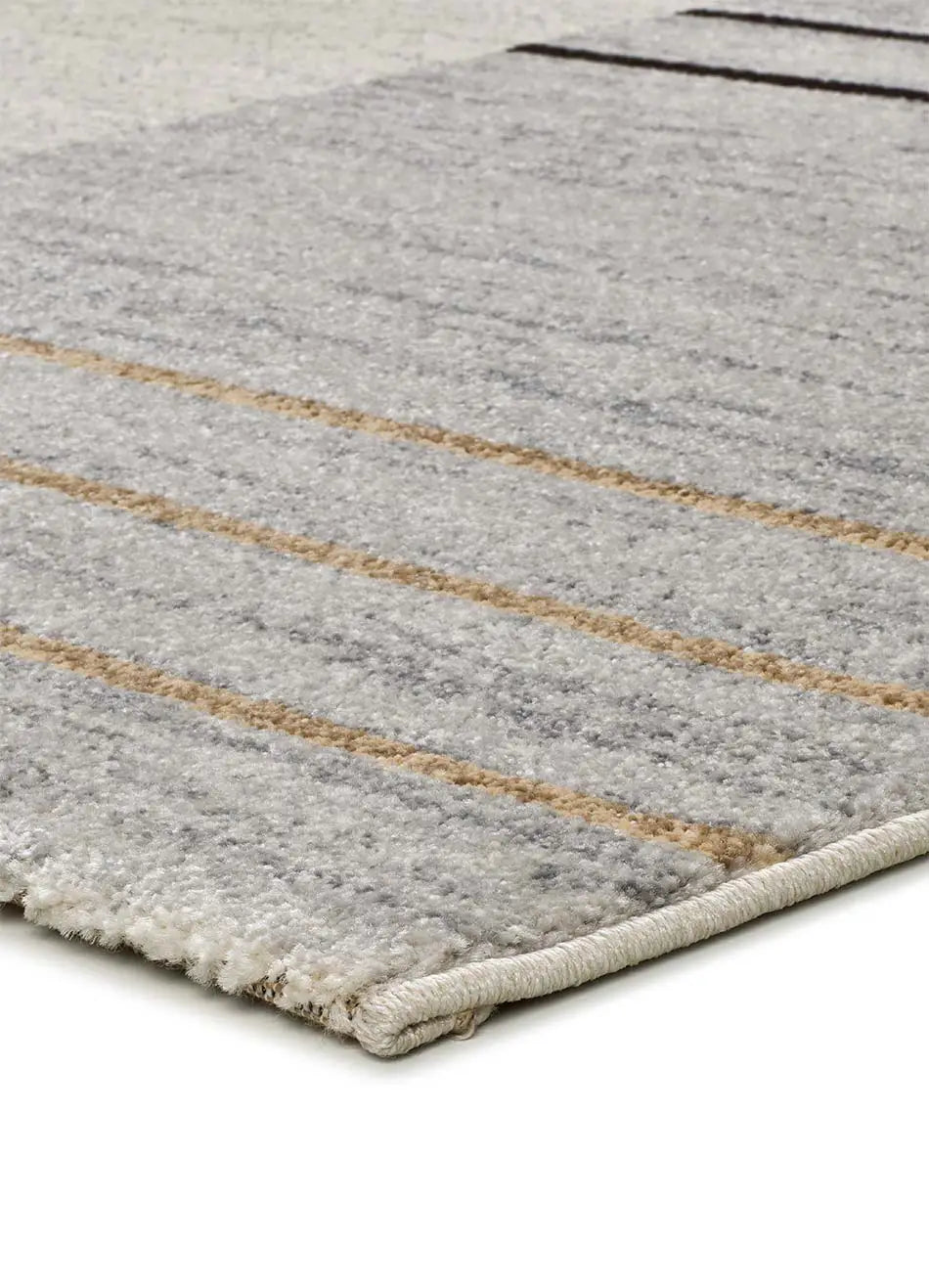 Atticgo Alfombra Geométrica Craft 12936 Gris detalle