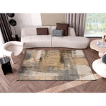 Atticgo Alfombra abstracta Cream 12657 Beige ambiente salón
