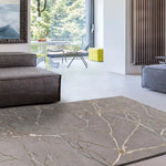 Alfombra salón efecto mármol Creation 50055 Gris Claro Atticgo