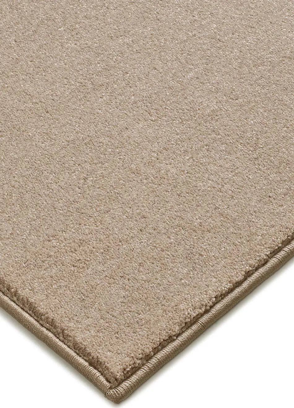 Alfombra a medida Crescent Liso Beige esquina | Atticgo