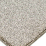 Alfombra a medida Crescent Liso Blanco esquina | Atticgo