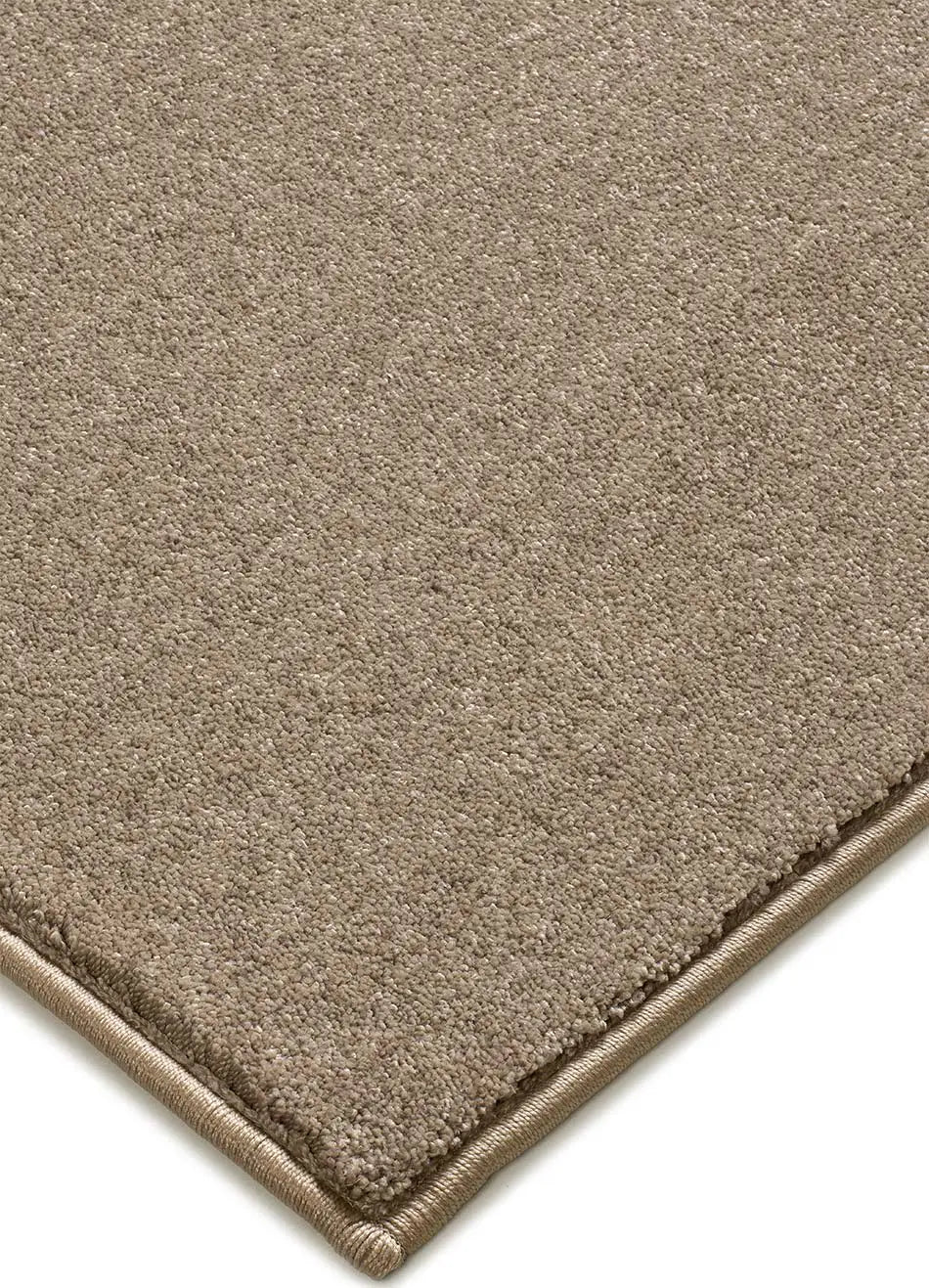 Alfombra a medida Crescent Liso Visón esquina | Atticgo