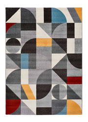 Atticgo Alfombra geométrica Delta 12187 Multi