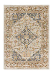 Alfombra vintage Delta 12692 Beige y Gris Atticgo