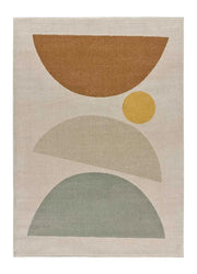 Alfombra con formas Domus 32318 en colores empolvados | Atticgo