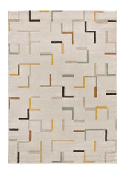 Alfombra escandinava geométrica Domus 32375 multicolor | Atticgo
