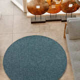 Alfombra de salón a medida Durban Liso Azul Atticgo