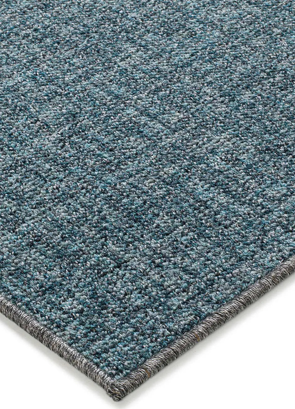 Alfombra esquina a medida Durban Liso Azul Atticgo