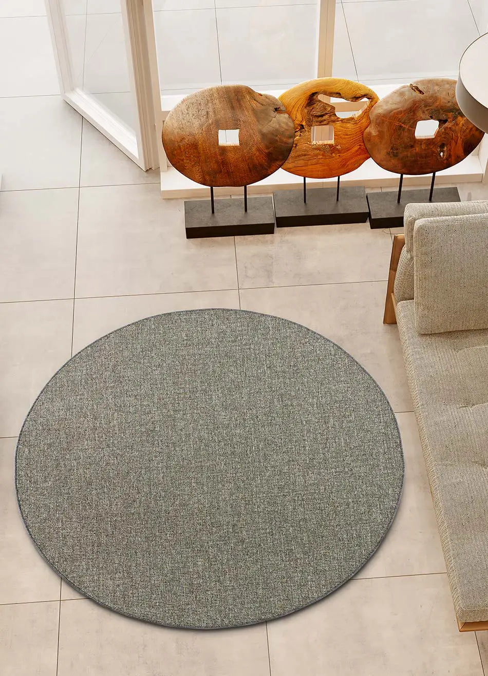 Alfombra salón a medida Durban Liso Beige Atticgo