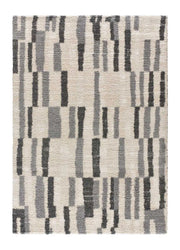 Atticgo Alfombra étnica con relieve Enya 8733 Plata
