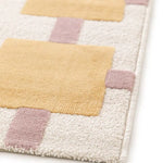 Esquina Alfombra geométrica colores empolvados Flashy 25403 Mostaza Atticgo