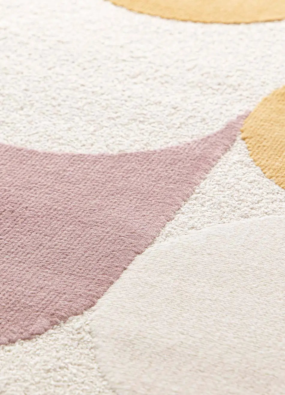 Textura Alfombra geométrica colores empolvados Flashy 25411 Multicolor Atticgo