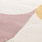 Textura Alfombra geométrica colores empolvados Flashy 25411 Multicolor Atticgo