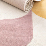 Detalle Alfombra geométrica colores empolvados Flashy 25411 Multicolor Atticgo