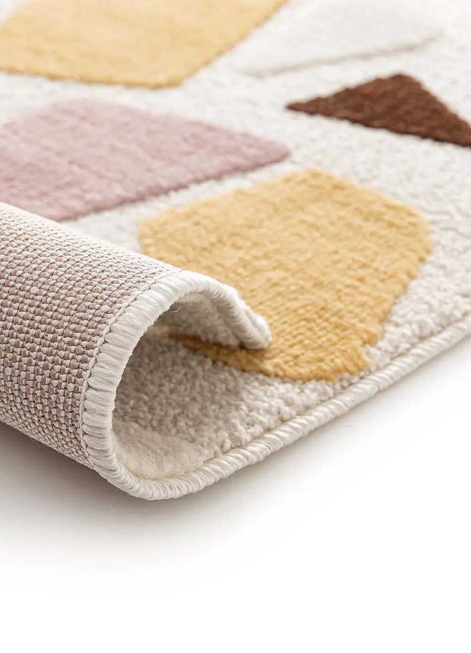 Backing Alfombra geométrica colores empolvados Flashy 25418 Multicolor Atticgo