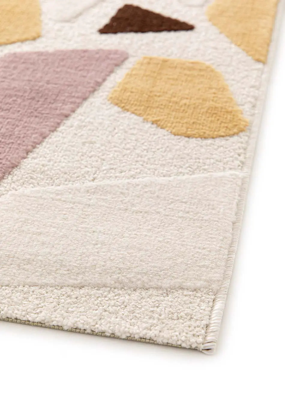 Esquina Alfombra geométrica colores empolvados Flashy 25418 Multicolor Atticgo