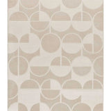 Atticgo Alfombra geométrica con relieve Flora 12844 Blanco