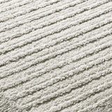 Atticgo Alfombra geométrica con relieve Flora 12960 Plata detalle