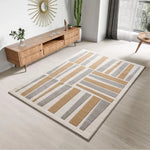 Atticgo Alfombra geométrica con relieve Flora 12967 ambiente salón