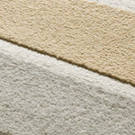 Atticgo Alfombra geométrica con relieve Flora 12967 Plata detalle