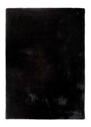 Atticgo Alfombra lavable Fox liso Negro 