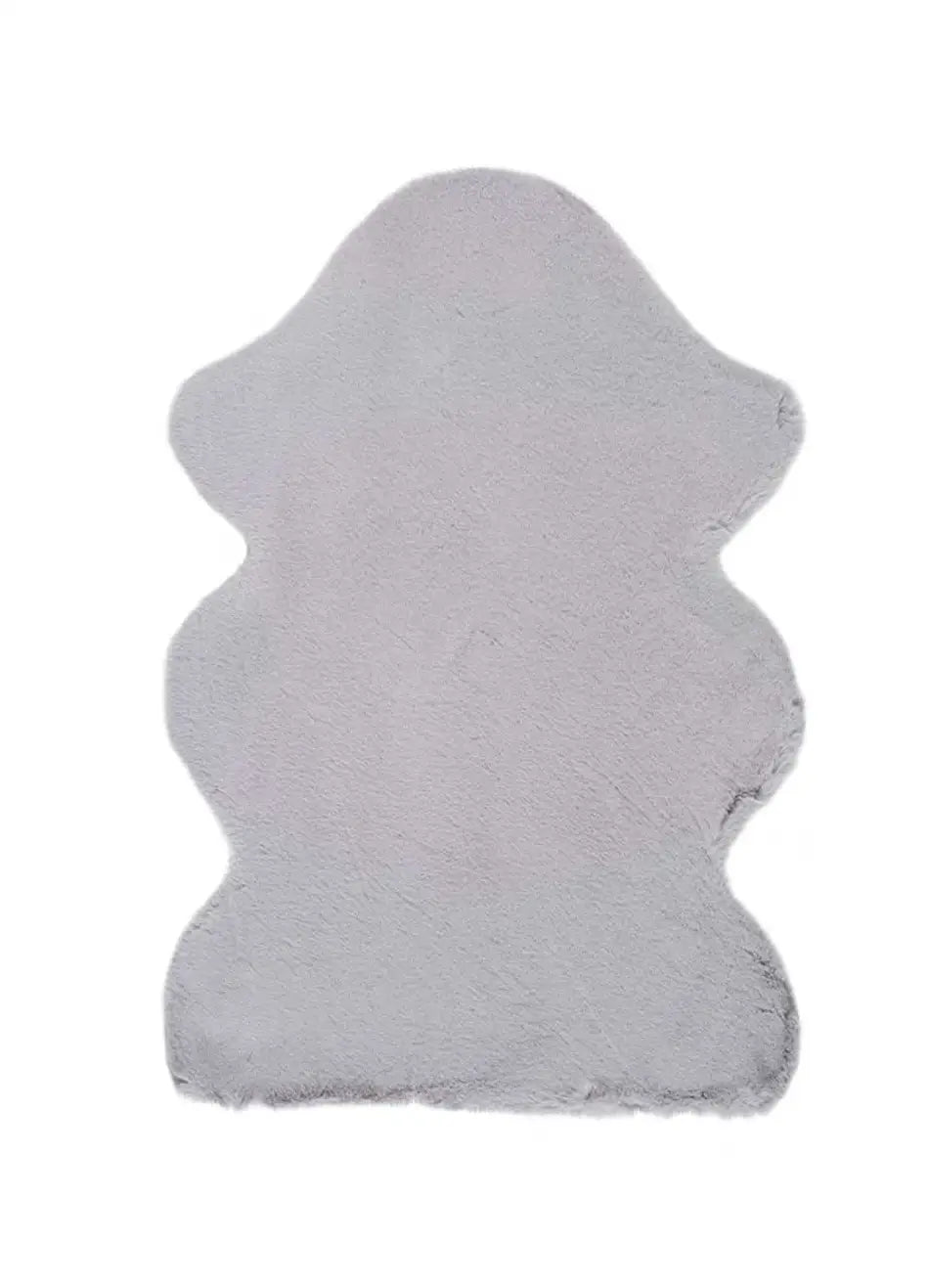 Atticgo Alfombra lavable Fox Liso Plata forma