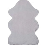 Atticgo Alfombra lavable Fox Liso Plata forma