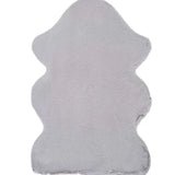 Atticgo Alfombra lavable Fox Liso Plata forma