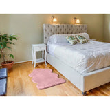 Atticgo Alfombra lavable Fox Liso Rosa forma ambiente habitación