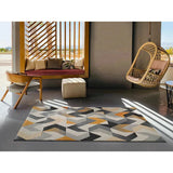 Atticgo Alfombra geométrica Gladys 12241 Gris ambiente salón