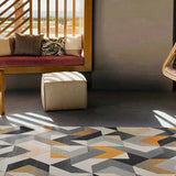 Atticcgo Alfombra geométrica Gladys 12241 Gris ambiente