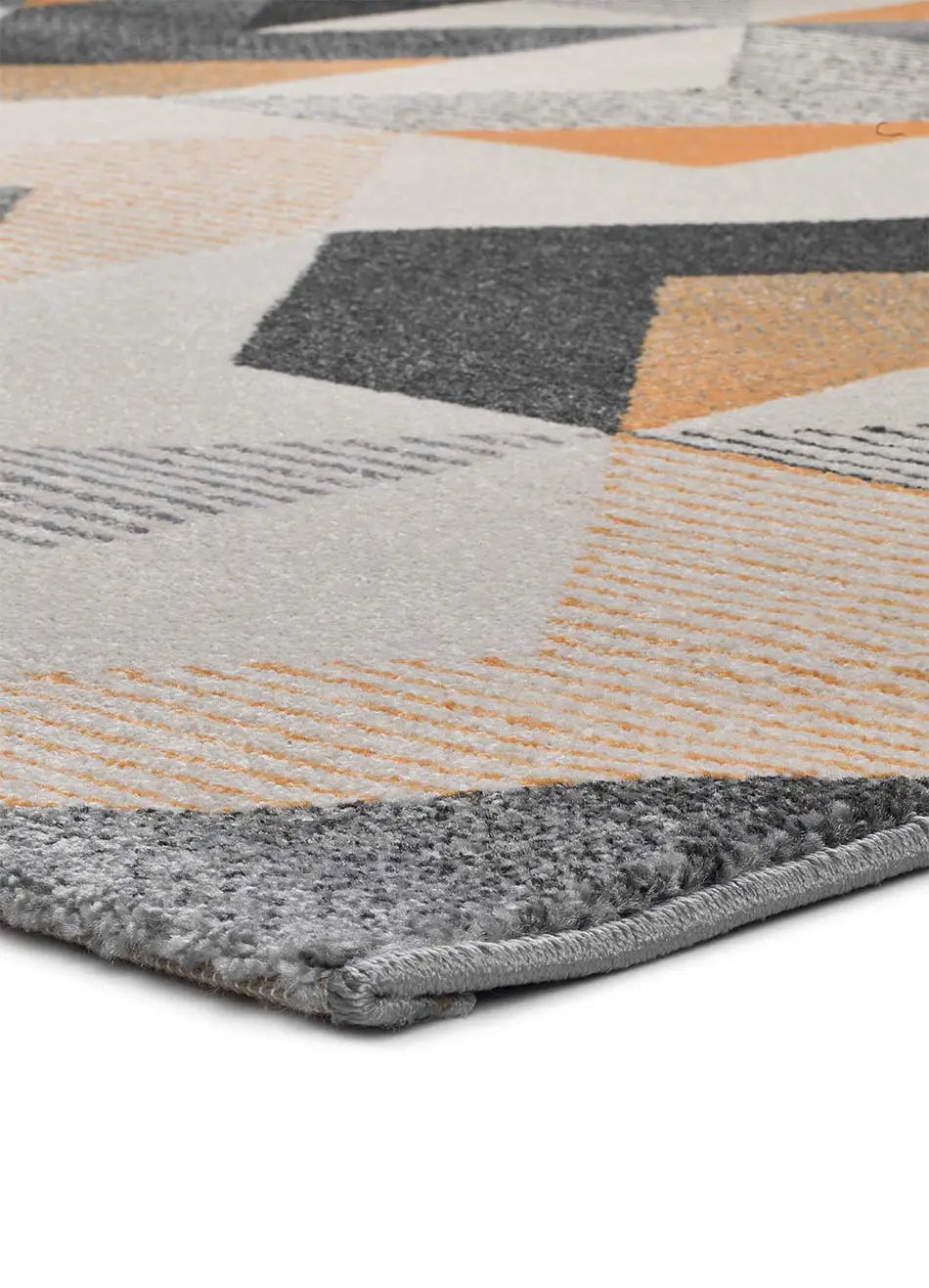 Atticgo Alfombra geométrica Gladys 12241 Gris macro