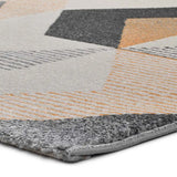 Atticgo Alfombra geométrica Gladys 12241 Gris macro