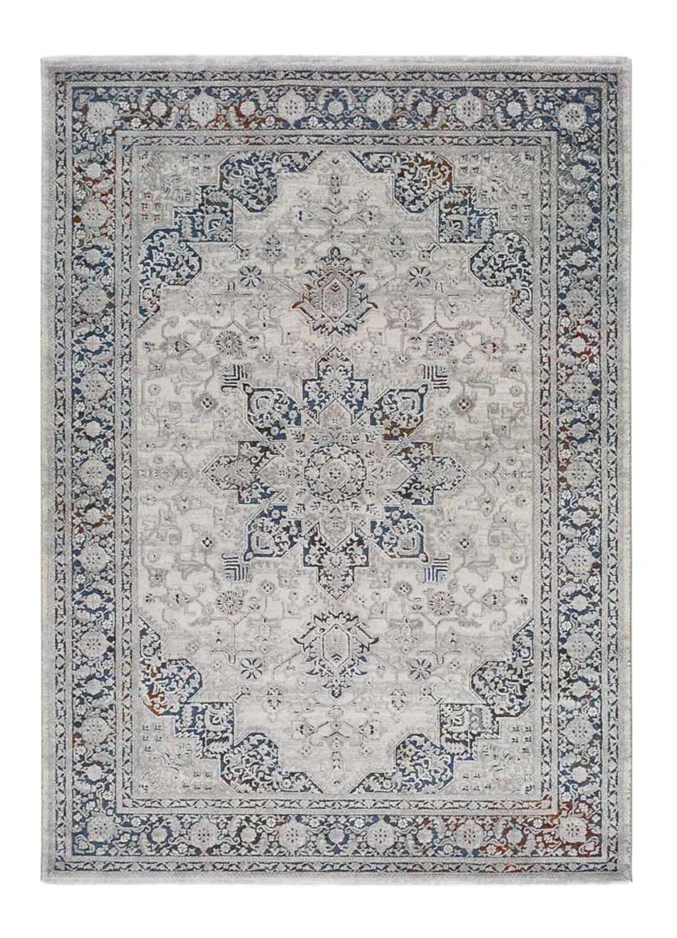 Atticgo Alfombra vintage Graceful 23651 plata