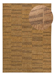 Atticgo Alfombra de exterior-interior efecto yute Guinea 28828 Natural con zoom