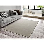Atticgo Alfombra lavable Harris Liso Blanco ambiente salón