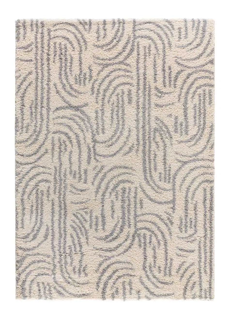 Atticgo Alfombra shaggy Helia 8807 Plata