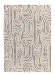 Atticgo Alfombra shaggy Helia 8807 Plata
