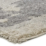 Atticgo Alfombra Shaggy Helia 8812 Plata macro