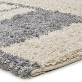 Atticgo Alfombra Shaggy Helia 8816 Plata detalle