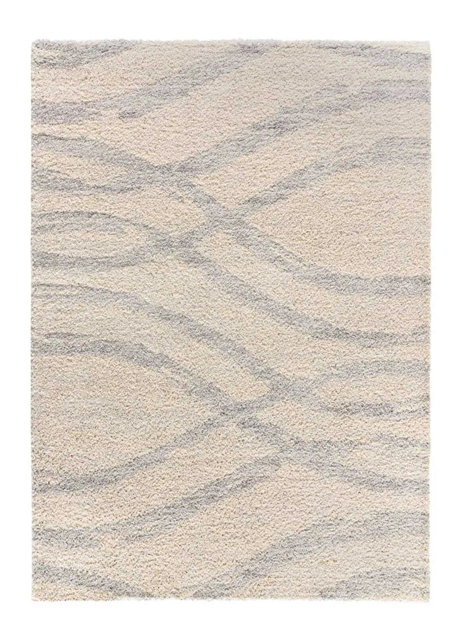 Atticgo Alfombra Shaggy Helia 8817 Plata