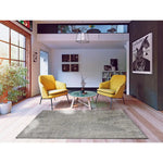 Alfombra ambiente de Hojas Gris Sunset 12342 Atticgo