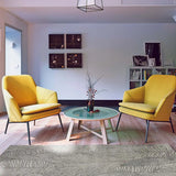 Alfombra salón de Hojas Gris Sunset 12342 Atticgo