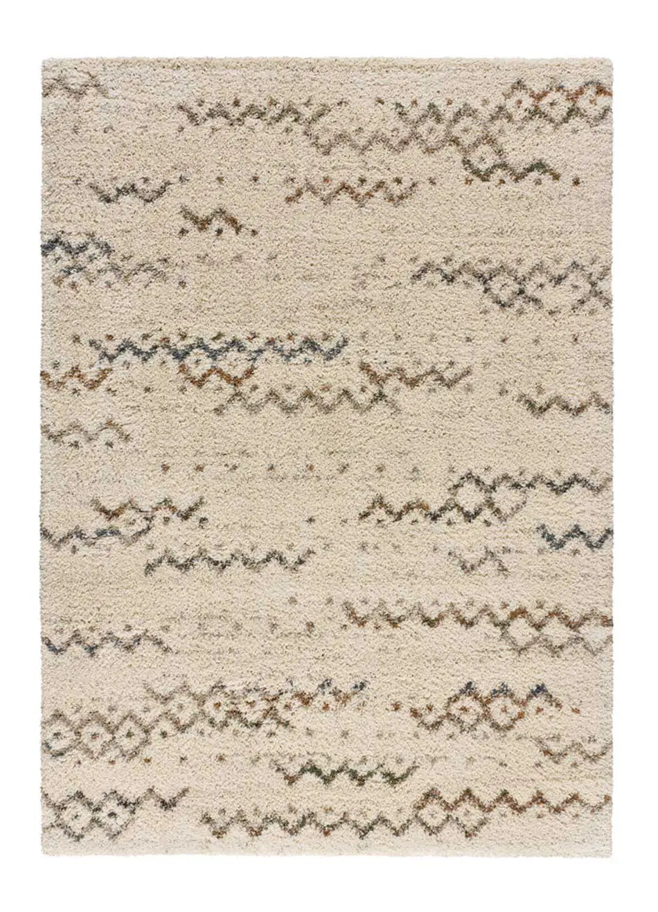 Atticgo Alfombra tipo shaggy Ikone 8134 Multicolor