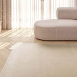 Alfombra a medida Illusion Liso Beige Atticgo para salón